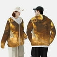 thumbnail image 4 of Lsque Golden Pig Cloud Fantasy UPF 50+ Lightweight Sun Protection Men's Women's Long Sleeve Shirt, Hoodie Performance -X-Large, 4 of 9
