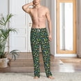 thumbnail image 3 of Cauagu Crocodile And Oranges Mens Pajama Pants Sleep & Lounge Pants,PJ Bottoms with Pockets-Large, 3 of 7