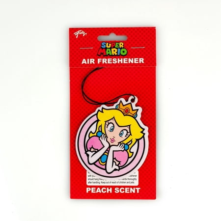 Super Mario Princess Peach Air Freshener Licensed Nintendo Accessories Perfect Accessory For Car Home Office Peach Scent