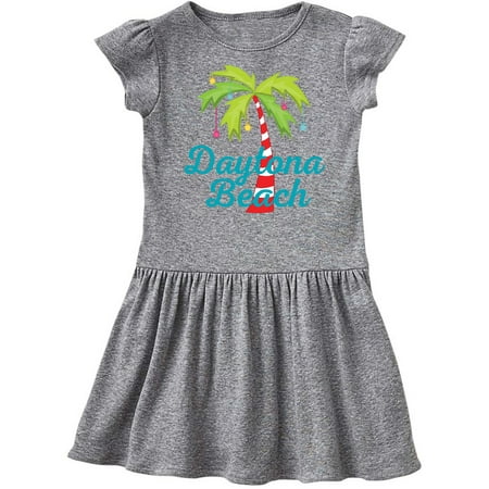 

Inktastic Daytona Beach Florida Christmas Vacation Gift Toddler Girl Dress