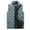 Green, variant on Mens Jackets Plus Size Solid Sleeveless Cardigan Outerwear Padded Coat