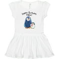thumbnail image 3 of Inktastic Happy Birthday, Papa- Cute Penguins Girls Baby Dress, 3 of 5