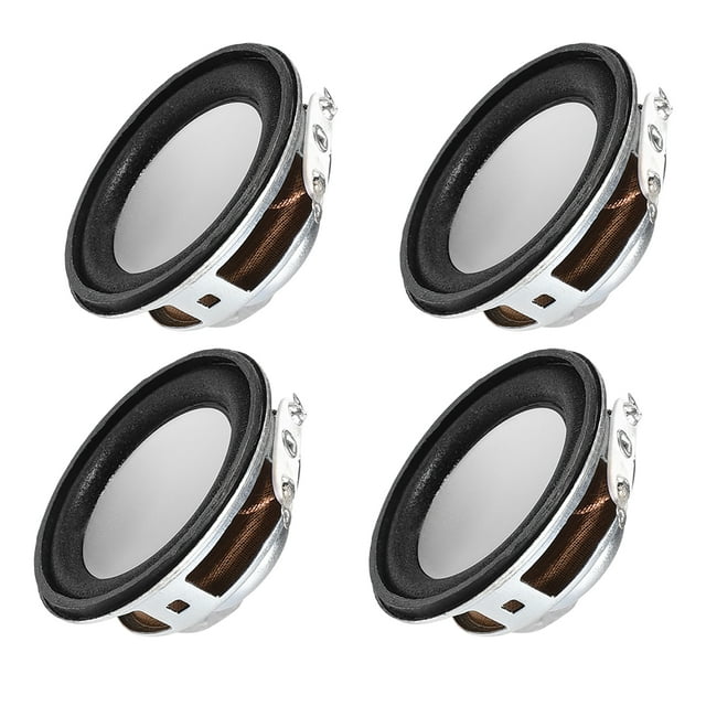 Unique Bargains Haut-Parleur Magnétique Micro Interne 3W 4 Ohms Diamètre 40mm 4 Pcs