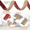 thumbnail image 3 of Uxcell Floor Cord Cover 3.3FT, Self Adhesive Cord Hider Floor Power Cord Protector Extension Cable Management Cable Recess 0.6" W x 0.28" H for Offices Exhibitions, Yellow/ Grey, 3 of 6