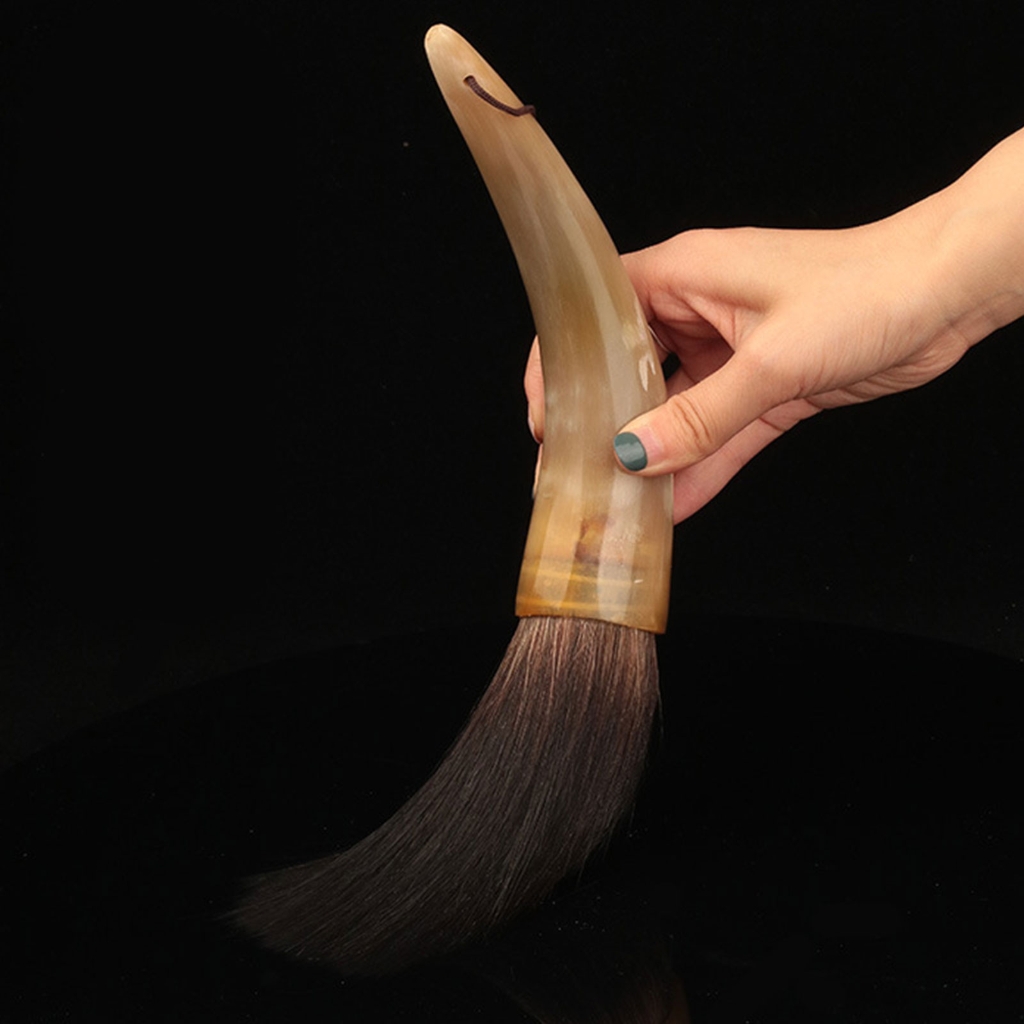 JZROCKER Chinese Calligraphy Brush Pen Curved Horns Large Writing Brush Couplets Writing