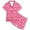 v#34Hot Pink46, variant on Rggeeun Child Girl Pajamas 2Pc Colorful Fruit Pattern Short Sleeve Notched Collar Button-Down Soft Lightweight Summer Sleep Set Family Time Cozy Nightwear,Pink,8-9 Years