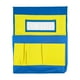 thumbnail image 1 of Bolsillo para respaldo de silla Bolsa para silla Organizador para respaldo de silla Bolsillo para respaldo de asiento escolar para Amarillo Azul, 1 of 9