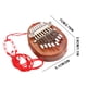thumbnail image 4 of Mini Kalimba 8 Teclas Piano Pulgar Dedo para Adultos (ovalado), 4 of 7