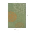 thumbnail image 4 of Linon Trio Eryne Hand Tufted Polyester 8'x10' Rug in Green, 4 of 5
