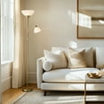 thumbnail image 2 of Brightech Sky Dome Plus 72 in. Brass Torchiere LED Floor Lamp with 1 Adjustable Arm, 2 of 6