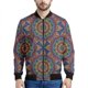 thumbnail image 3 of Chaqueta con estampado 3D de retazos bohemios para hombre, sudaderas con estampado floral étnico, tops de manga larga, abrigos con cremallera para primavera y otoño, 3 of 5