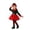 Z4 Red, variant on REDARER Baby Witch Cosplay Short Puff Sleeve Velvet Dress with Pointed Witch Hat for Halloween Party Holiday Photo Pretend Play Fancy Dress Outfit,24-36 Months