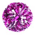 thumbnail image 1 of 2 Pack Cheerleading Pom Poms with Baton Handle for Team Spirit Sports Dance Cheering Kids Adults, 1 of 8