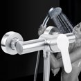 thumbnail image 1 of Stainless Steel Shower Faucet, Widened Handle, Ceramic Spool, Wall mounted Installation, Suitable for Most Shower Equipment, 1 of 7