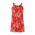 thumbnail image 4 of Ovzne Robes pour Femmes Robe Mode Robe Décontractée Imprimée Sans Manches Grande Taille Robe Imprimée Liquidation, 4 of 5