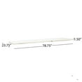 thumbnail image 2 of Maddison Outdoor Fabric Chaise Lounge Cushion, Set of 2, Cream, 2 of 9