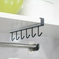 thumbnail image 5 of Anvazise 6 Hooks Kitchen Cabinet Wall Hanging Cup Holder Shelf Storage Rack Organizer, 5 of 13