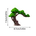 thumbnail image 2 of BotaniNest 1 Pcs Resin Miniature Showpieces Decorative Figurines For Home Living Room Shelf Styling Gifting, 2 of 3