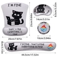 thumbnail image 7 of sixwipe Ergonomic Mouse Pad with Wrist Rest, Funny Cute Desk Keyboard Wrist Rest and Computer Wrist Support, No Slip Keyboard Wrist Pad with Coaster for Easy Typing and Hand Pain Relief, 7 of 7