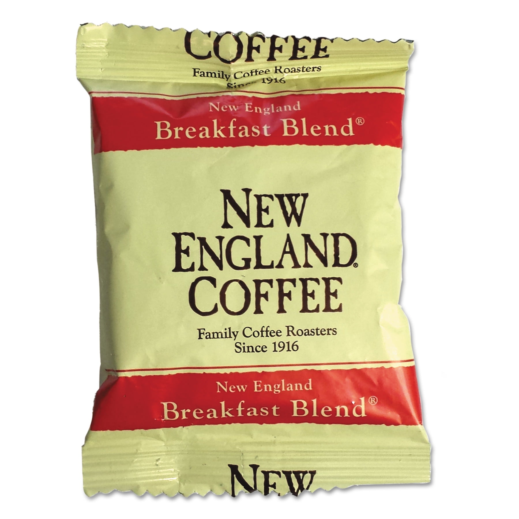 New England Coffee Coffee Portion Packs, Breakfast Blend, 2.5 oz Pack