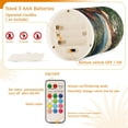 thumbnail image 5 of Yayeee Flameless Candles with Remote Flickering Battery Operated Multi Color Changing, Retro Pine Tree, 5 of 7