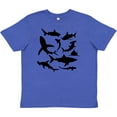 thumbnail image 3 of Inktastic School of Sharks Youth T-Shirt, 3 of 5