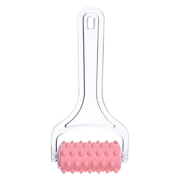 Masajeador de rodillos que libera la presión muscular y esculpe la fascia para el tejido profundo. Rosa