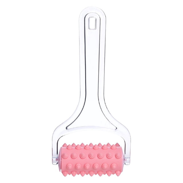 Masajeador de rodillos que libera la presión muscular y esculpe la fascia para el tejido profundo. Rosa