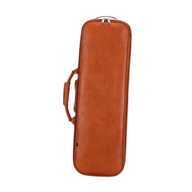 Estuche rígido para violín, mochila para violín, tamaño completo 4/4, accesorios, estuche de transporte Musical, estuche rígido para instrumentos Marrón