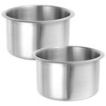 thumbnail image 1 of SHISUYAN 2 Pcs Porte-Gobelets en Acier Inoxydable Porte-Gobelets pour Boissons Bateau RV, 1 of 9