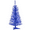 Blue, variant on 4 ft. Pre-Lit Artificial White Iridescent Tinsel Christmas Tree, Clear Lights, Includes Stand