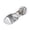 Silver, variant on Women's Rhinestone Dressy Sandals Criss Cross Strappy Ankle Strap Flat Sandals Casual Open Toe Slip on Slides Pearl Button Flat Sandals
