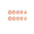 thumbnail image 3 of 24pcs Detachable DIY Manicure Fake Nials Short Pure Color French False Nails JP2178, 3 of 6