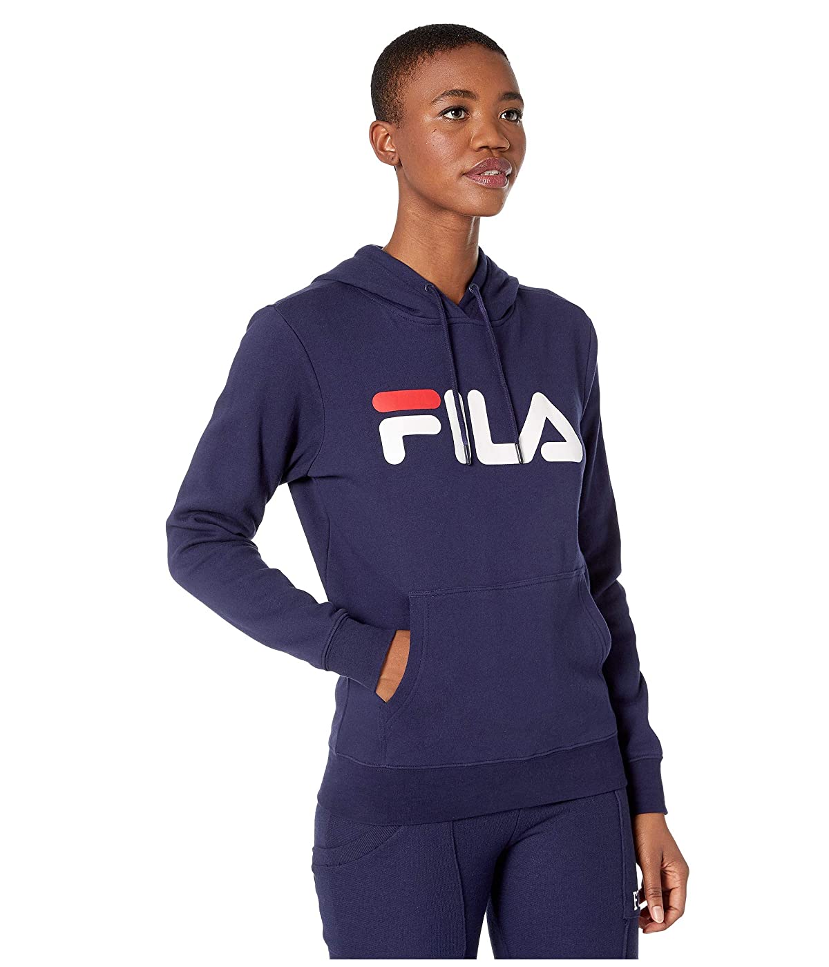 Fila Lucy Hoodie White/Peacoat XS : : Clothing, Shoes & Accessories