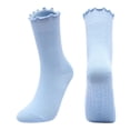 thumbnail image 4 of Women's Combed Cotton Yoga Socks, Anti-Slip Professional Pilates Grip Socks for Fitness Dance and Indoor Sports Activities, Purple, One Size, 4 of 6