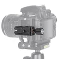 thumbnail image 2 of Universal Quick Release Clamp with Cold Shoe Mount Adapter and 1/4" Thread for Camera Tripod Head L Quick Release Plate L Bracket Compatible with Arca Style Plate KQ-22, 2 of 5