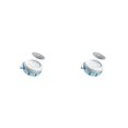 thumbnail image 4 of Seitruly Fake Tooth Cleaning Case Leakproof Sealed Supplies Mouth Dustproof Retainer Oral Container Orthodontic Organizer Plastic Blanco azul 2piezas, 4 of 6