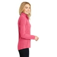 thumbnail image 3 of Port Authority Ladies Heather Microfleece Full Zip Jacket-2XL (Pink Raspberry Heather), 3 of 6