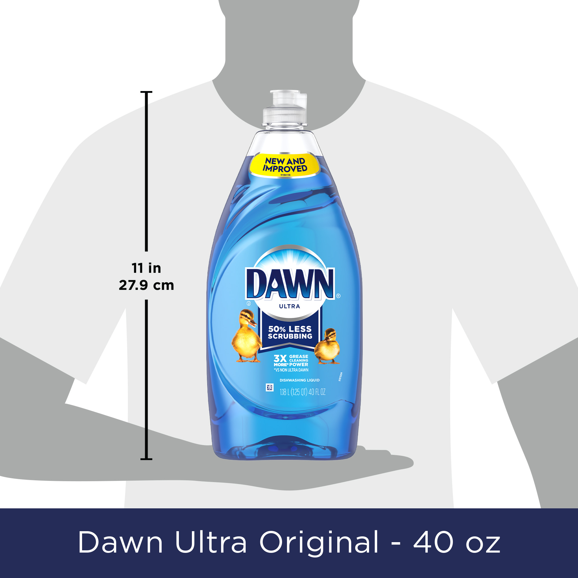 Dawn Ultra Dishwashing Liquid Dish Soap, Original Scent, 40 Fl Oz - image 4 of 12