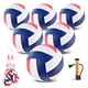 thumbnail image 1 of Juego de 6 pelotas de voleibol ELKCIP, tamaño 5, suaves e impermeables, 1 of 6