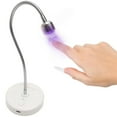 thumbnail image 1 of ALLKEM Flash Cure Luz UV para uñas de gel - Lámpara de uñas LED de cuello de cisne para esmalte de gel - Luz y secador de uñas para uso profesional y doméstico - Lámpara de curado inalámbrica, inalámb, 1 of 5