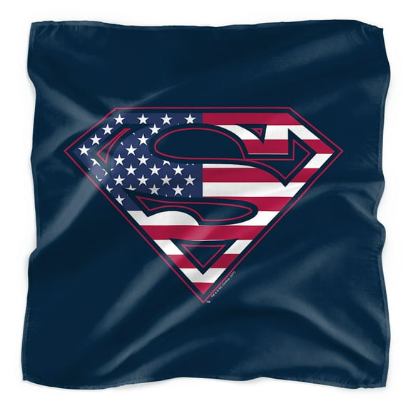 Superman U.S. Shield Bandana (21 in x 21 in)