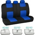BDK Original Car Seat Covers and Floor Mats, Split Bench, Easy