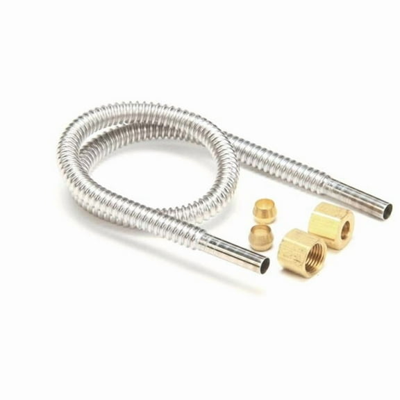 Imperial 34681-16 Genuine OEM Flex Tubing - 0.25 x 16 in. with Nuts & Ferrules, Stainless Steel