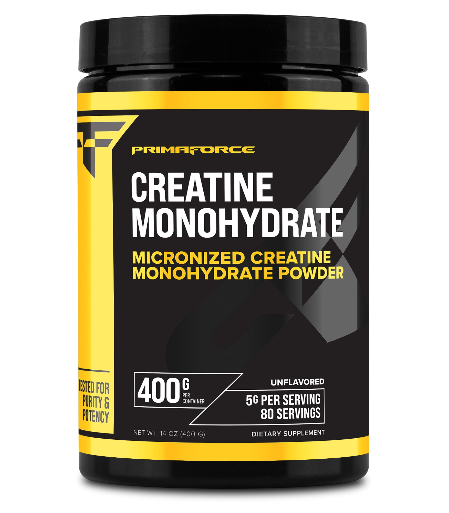 PrimaForce Creatine Monohydrate Supplement, 400 Grams Micronized