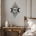thumbnail image 4 of Violaura Eye Symbol Metal Wall Art - Easy to Install Hanging Perfect for Home, Living Room Decor (36.0" x 25.2"), 4 of 8