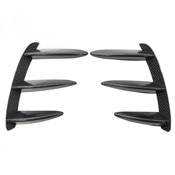 Riwesomey Car Back Lip Universal Cover Portable Spoiler Bumper Canards Fibra de carbono Car-styling Protector de reemplazo para W176 A200 A251 Vehículos, repuestos y accesorios Mis