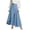 Blue, variant on High Waist Wrap Skirt with Shorts Flowy Skirts for Women Trendy Summer Ruffle High Low Maxi Skirt with Slit (Pink, XXL)