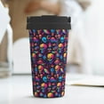 thumbnail image 6 of Daiia colorful Skull Retro Printed Stainless Steel Tumbler with Lid and Straw, Double Wall Vacuum Insulated Coffee Tumbler Travel Coffee Mug with Leak Proof Lid, 6 of 8