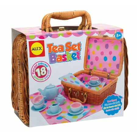 ALEX Toys Tea Set Basket (Best Tea Set For Toddlers)